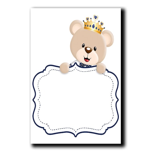Cuadros Decorativos Set de 3 Piezas Para niños de ositos 20 X 30 cm