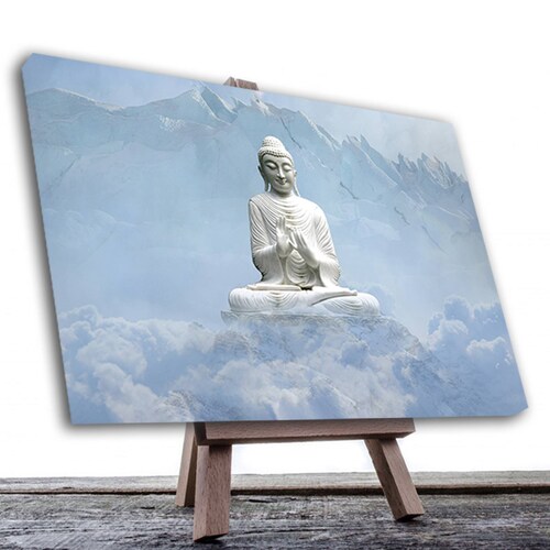Cuadro Decorativo Holístico de chakras meditación o budismo 120 X 80 cm #7