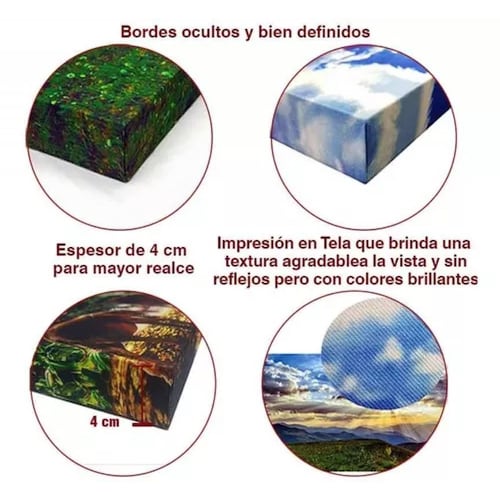 Cuadro Decorativo Holístico de chakras meditación o budismo 120 X 80 cm #7