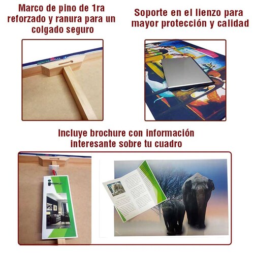 Cuadro Decorativo Romántico Pareja Bajo La Luna 135 X 90