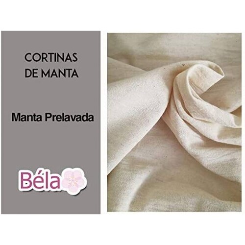 Bela Juego de 2 Cortinas Manta prelavada + 1 Velo Gratis. Tamaño 2.30Alto X 2.80mAncho