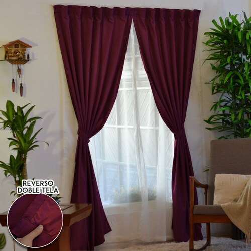 Cortinas De Doble Capa, Cortinas De Gasa Con Aislamiento Térmico, Cortinas De Encaje De Mezcla Y