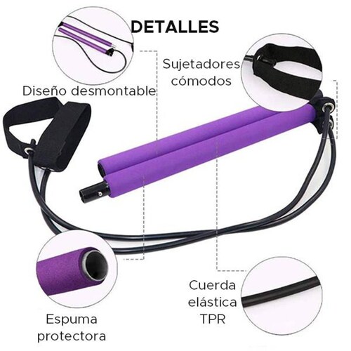 Barra de Resistencia para Ejercicio en Casa 