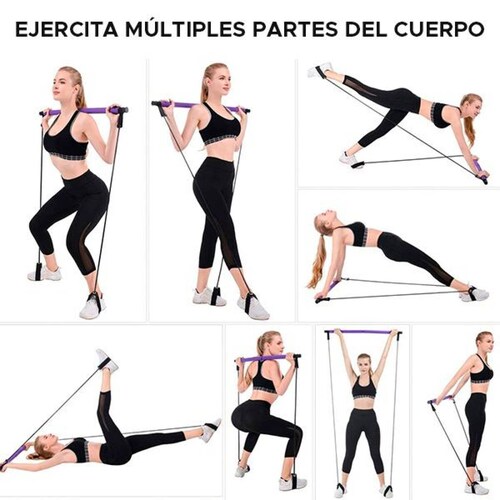 Set Kit Ejercicio Entrenamiento Fitness Pilates P/hogar Pro