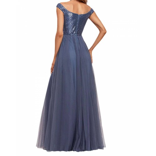Vestido de Noche d Fiesta  Dama Mujer Elegante Lentejuelas