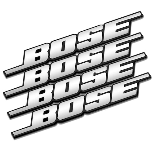 Emblemas Bose Autoadheribles 4 Pzas + Envió Accesorio Bocina