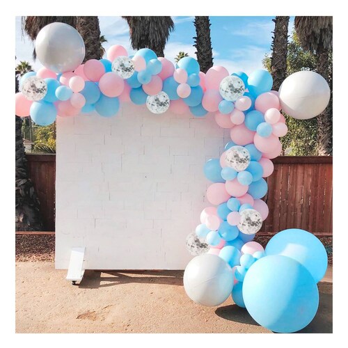 Kit Decoración Fiesta Globos Revelación Genero Gender Reveal