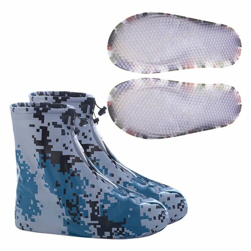 Botas Impermeables de Lluvia Ajustable Protector de calzado
