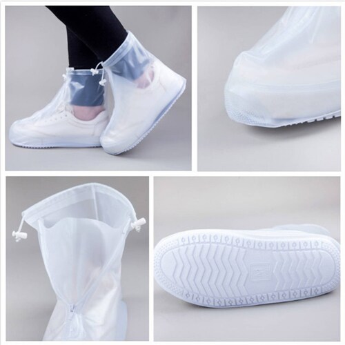 Botas Impermeables de Lluvia Ajustable Protector de calzado
