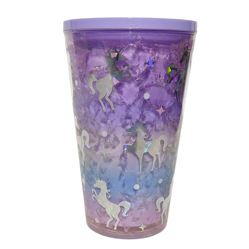 Termo Botella De Agua Vaso con Glitter Oficina Escuela
