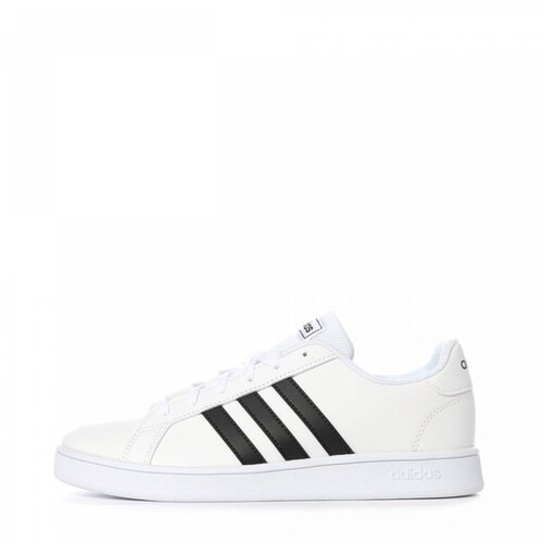 Tenis Casual Adidas Grand Court EF0103 Color Blanco/Negro Original!.