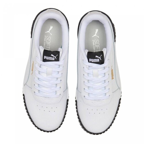 Tenis Casual Puma Carina 2.0 385849 04 Color Blanco Original!