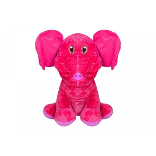Elefante de peluche color rosa 70cm PELUCHERIA