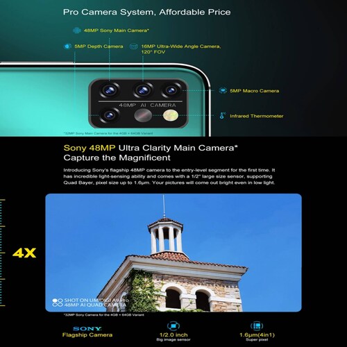 Celular Umidigi A9 Pro Negro Onyx 6+128GB