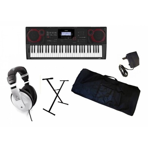 Casio Ct-x3000 Teclado Musical Paquete Funda Base y Audifonos