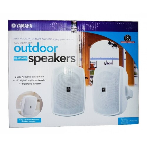 Yamaha NSAW390W Par de Bocinas de instalación Pasiva Color Blanco