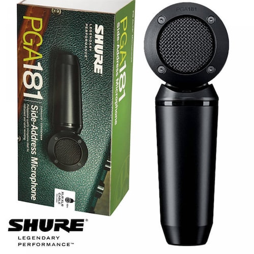 Shure Micrófono profesional Condensador PG181-XLR original