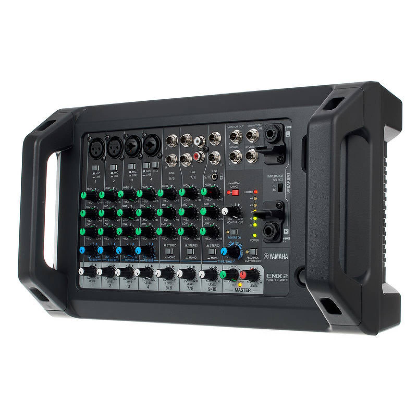 Mezcladora amplificada 10 ch 170 w x canal yamaha emx2 Sears