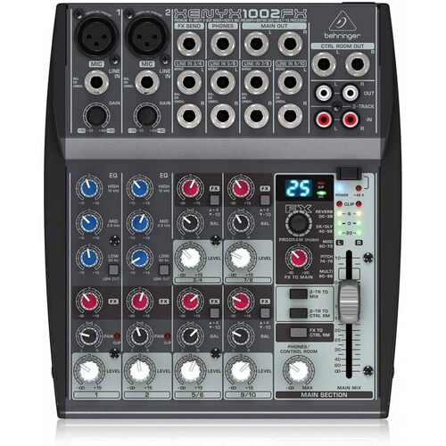 Behringer 1002FX Mezcladora An{aloga 10 Canales con Efectos