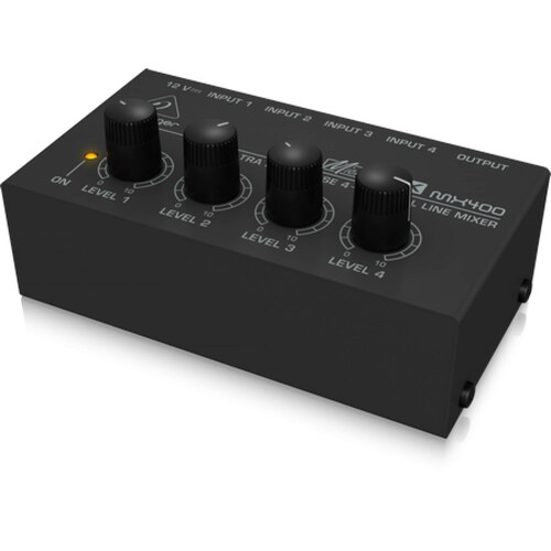  Behringer MX400 Mini Mezcladora 4 Canales