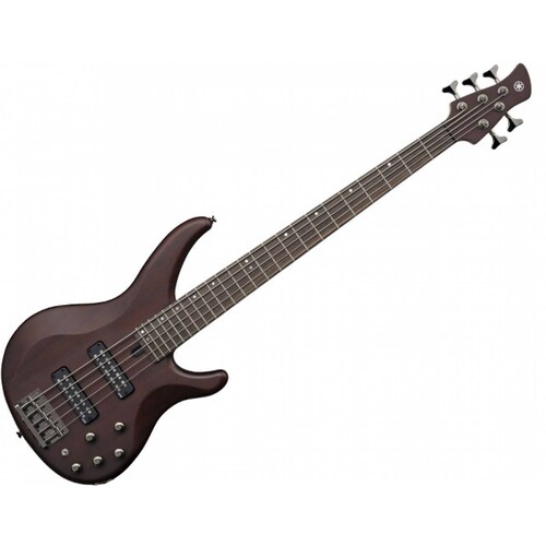 Bajo Eléctrico 5 Cuerdas Activo-Pasivo Yamaha TRBX505TBR-Café