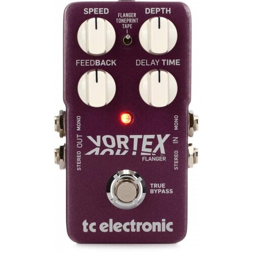 TC Electronic Vortex Flanger Pedal de Efecto para Guitarra