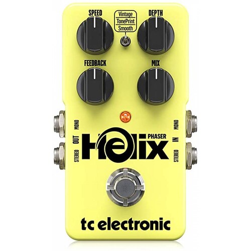 TC Electronic Helix Phaser Pedal Phaser para Guitarra-Amarillo