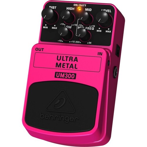 Behringer UM300 Pedal De Distorsión Ultra Metal