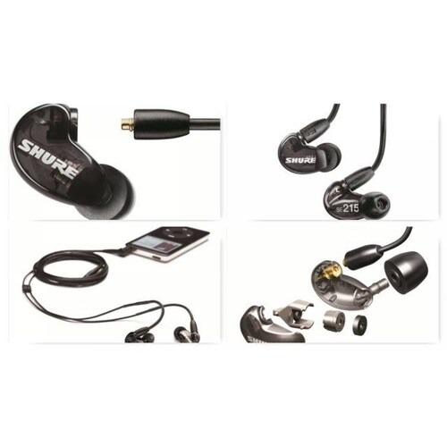 Monitor Personal Y Audifonos Shure SE215-K In Ear-Negro