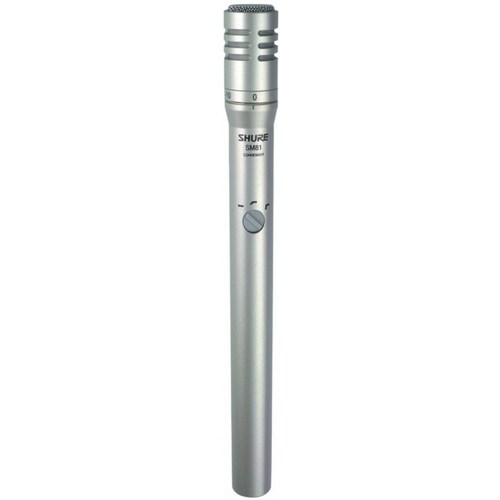 Micrófono de Condensador Shure SM81-LC-Plata