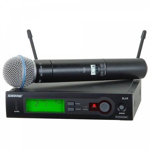Sistema Inalambrico con transmisor de mano Shure SLX24-BETA58