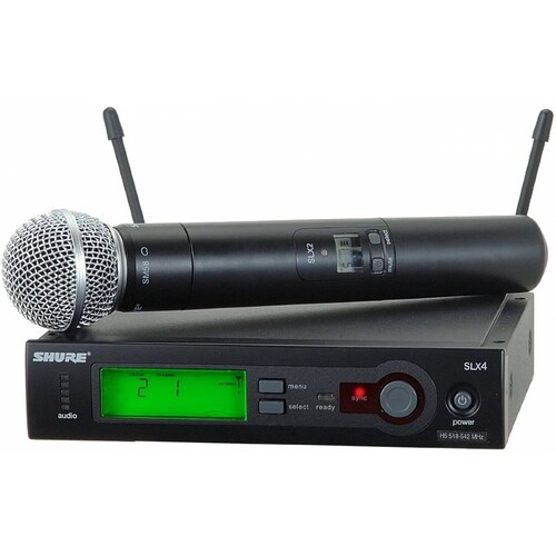 Shure SLX24/SM58 Sistema Inalambrico Digital con Micrófono de Mano