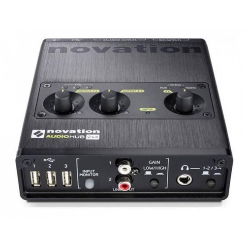 Interfaz Audiohub 2x2 Novation NOVHUB01-Negro