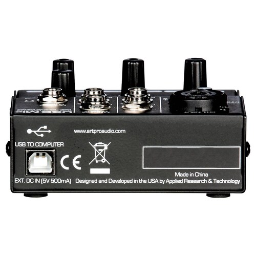 ART USB MIX Mezcladora Compacta con interfaz 3 Canales 