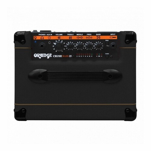 Amplificador Orange Crush Bass 25 Para Bajo De 25w Negro 