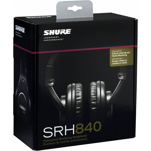 Shure SRH840 Audífonos Profesionales Para Estudio y Monitoreo 