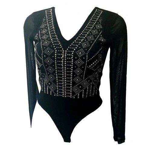 Blusa para dama mujer casual manga larga pantiblusa con decoraciones doradas Bai li