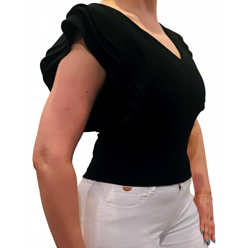 Blusa para dama mujer casual elegante sin mangas Dulce María.