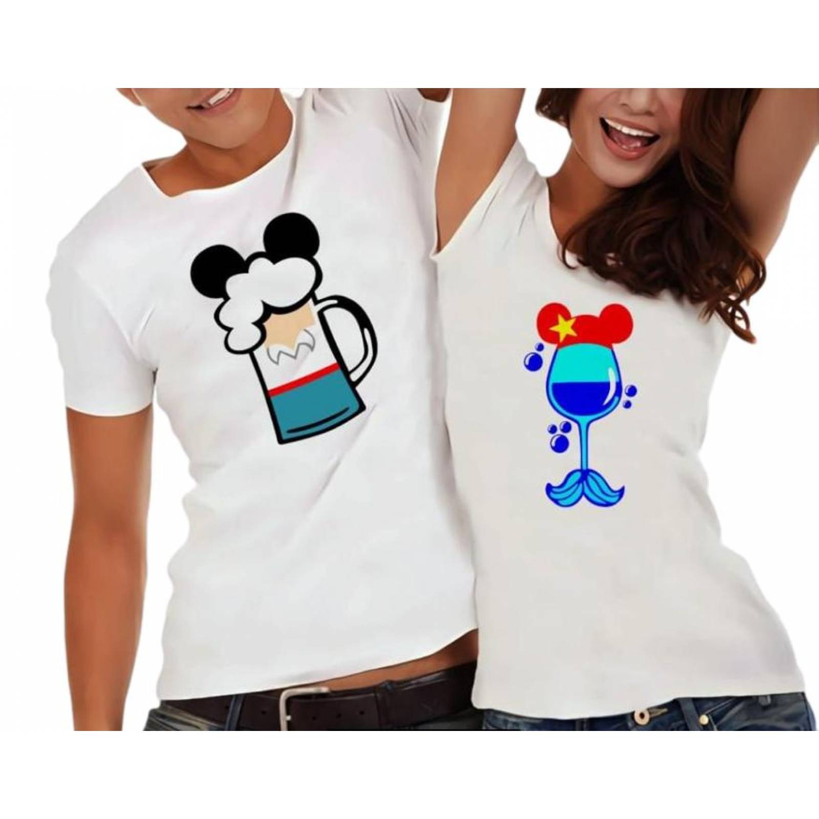 Playeras duos para parejas moda juvenil C y C