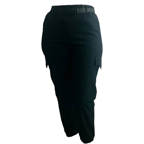 Pantalón jeans cargo para dama militar Jera