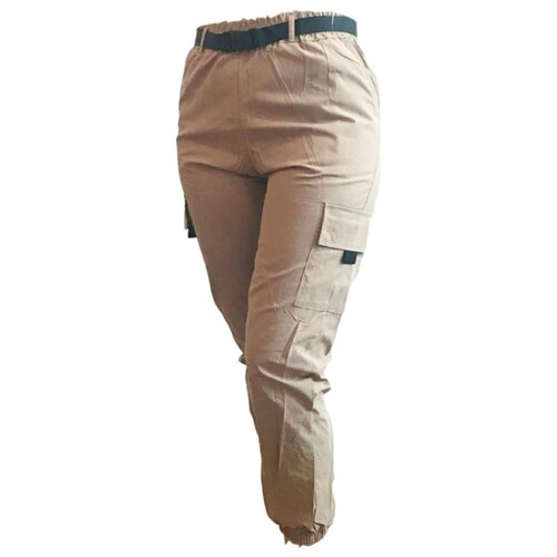 Pantalón jeans cargo para dama militar Jera