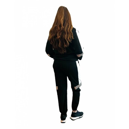 Conjunto de pants y sudadera completo para dama negro Ilys