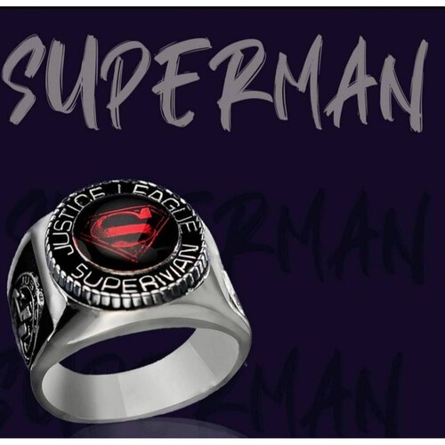Anillo Colecciónistas  Superman Plata 