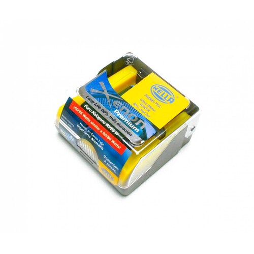 Foco H4 Luz Blanca Tipo Xenon Premium 60-55 Watts 2 Focos Hella 