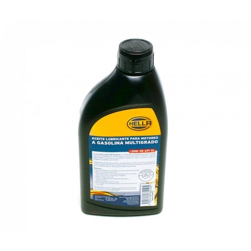Aceite Motor 20w50 Mineral Multigrado Api SL 1 Litro Hella 