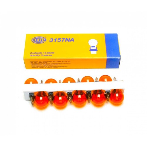 Foco 3157NA Standard 27/7 Watts 10 Focos Hella 