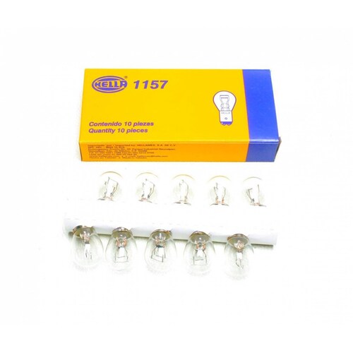 Foco 1157 Standard 27/9 Watts 10 Focos Hella 