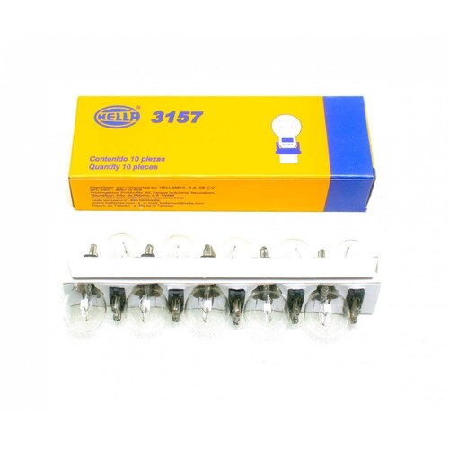 Foco 3157 Standard 27/7 Watts 10 Focos Hella 
