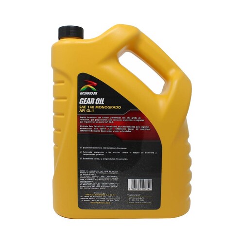Aceite Transmision Estandar SAE 140 GEAR OIL 5 L Roshfrans 