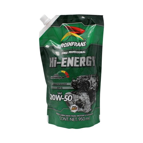 Aceite Motor 20W50 HI-ENERGY 950 ml Roshfrans 
